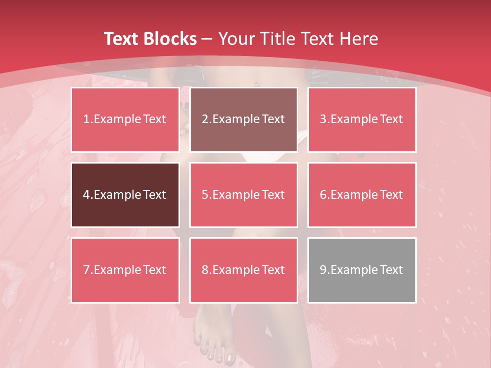 Glamour Person Model PowerPoint Template