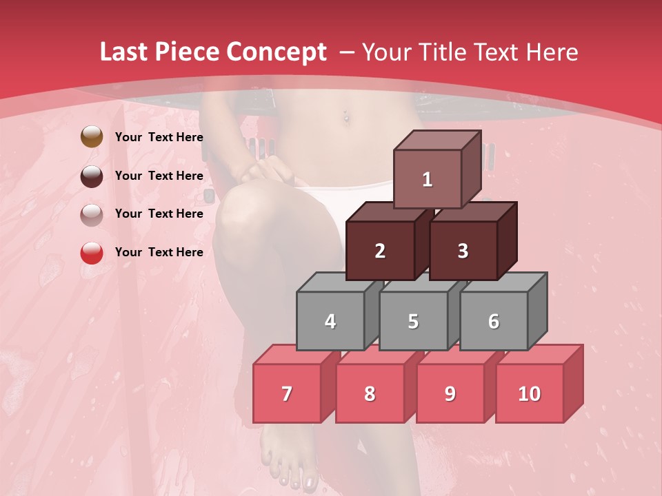 Glamour Person Model PowerPoint Template