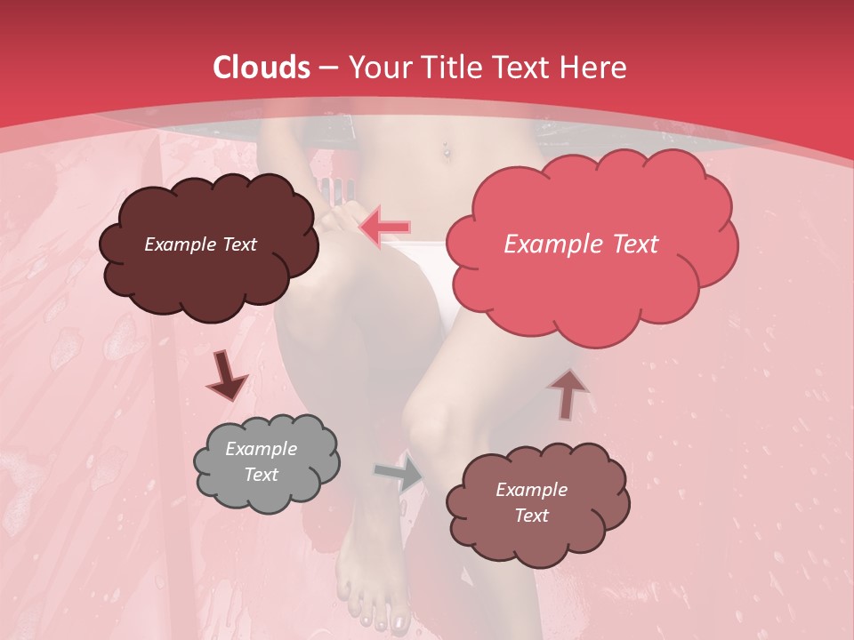 Glamour Person Model PowerPoint Template