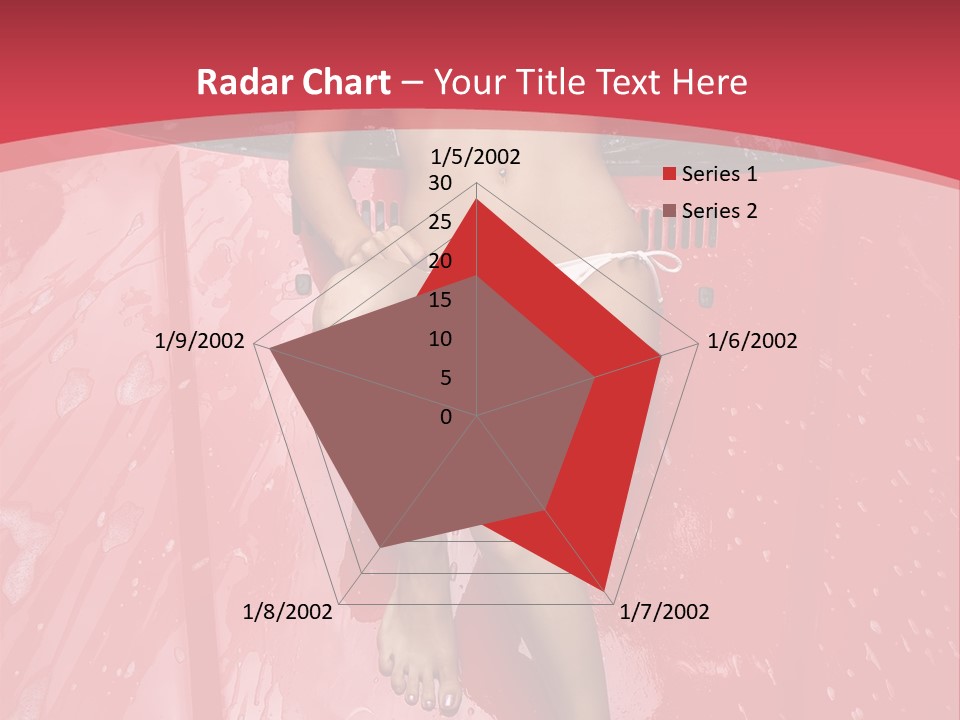 Glamour Person Model PowerPoint Template