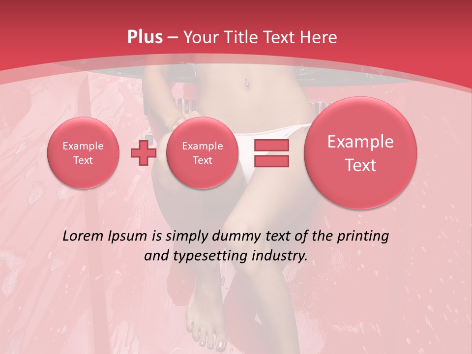Glamour Person Model PowerPoint Template