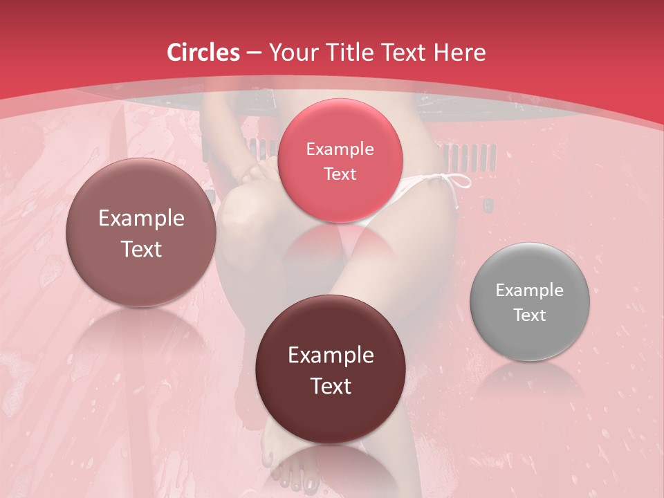 Glamour Person Model PowerPoint Template