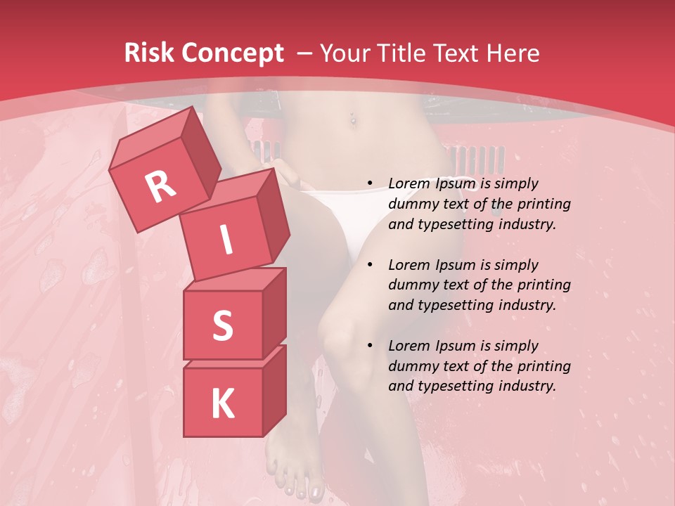 Glamour Person Model PowerPoint Template