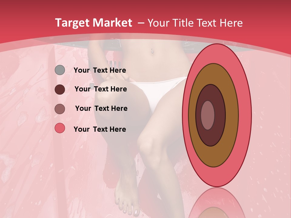 Glamour Person Model PowerPoint Template