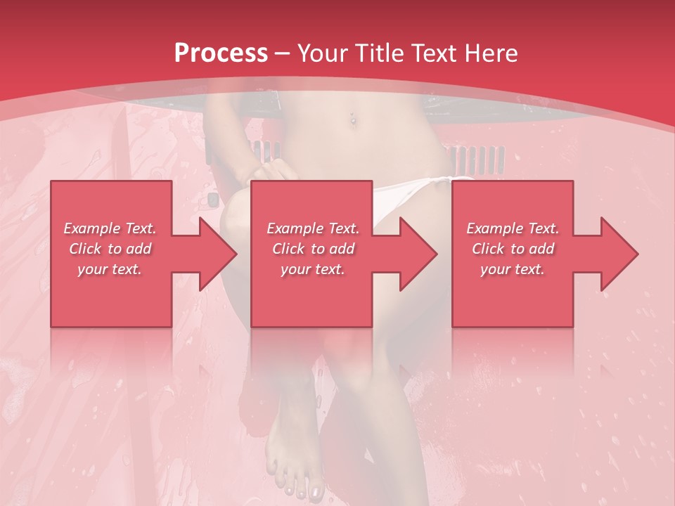 Glamour Person Model PowerPoint Template
