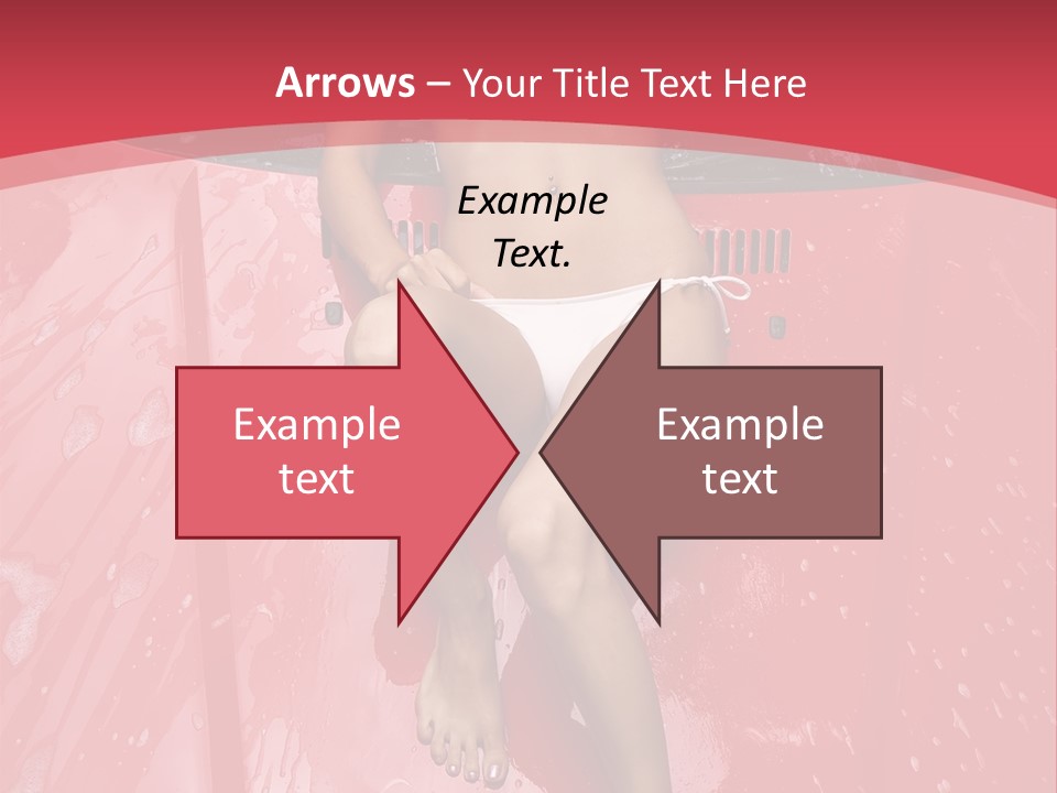 Glamour Person Model PowerPoint Template