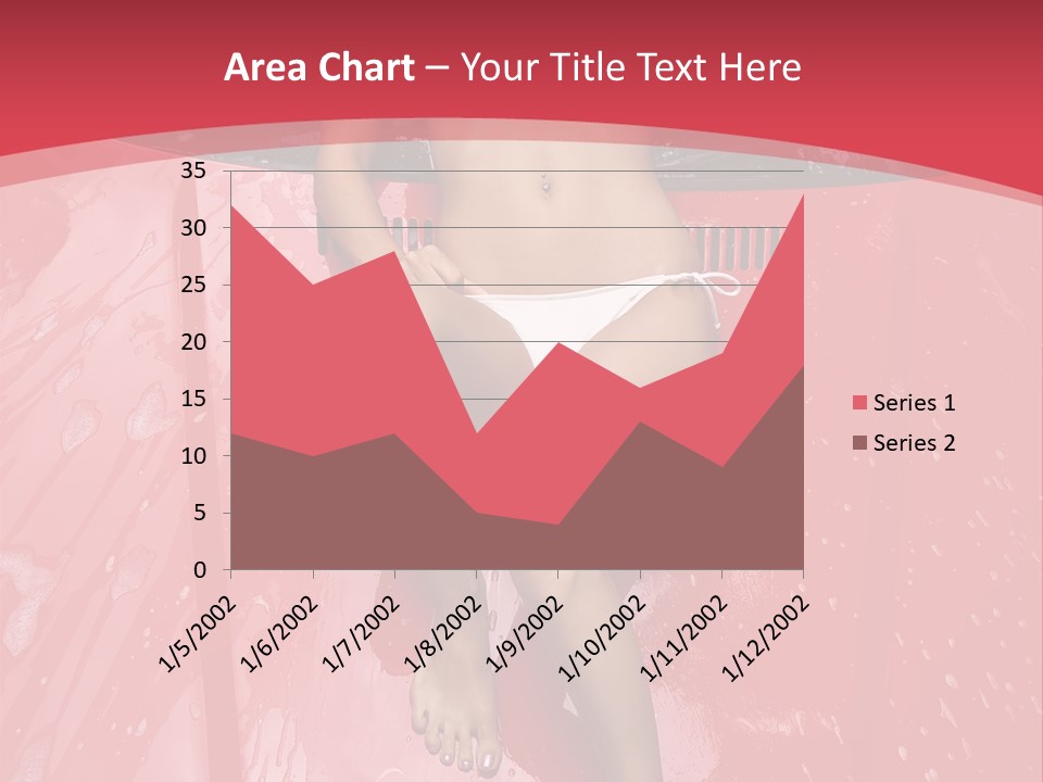 Glamour Person Model PowerPoint Template