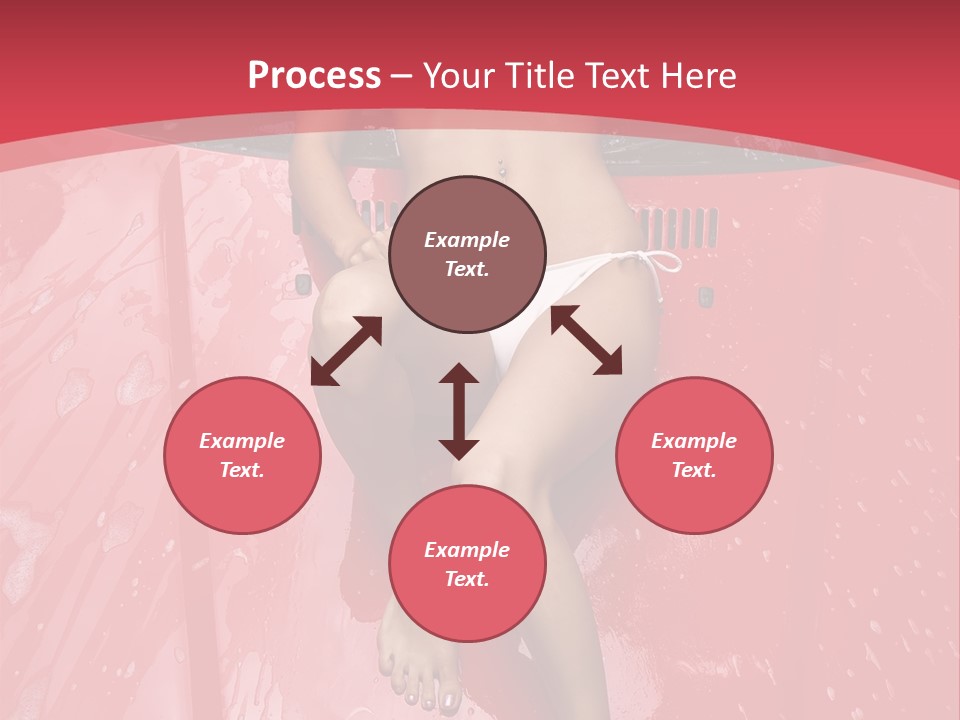 Glamour Person Model PowerPoint Template