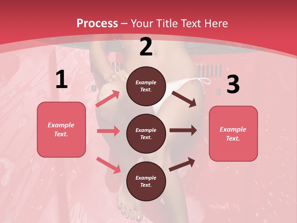 Glamour Person Model PowerPoint Template