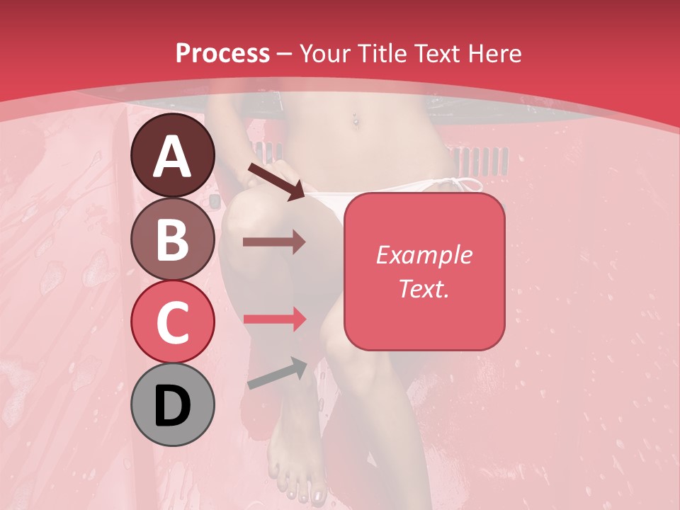 Glamour Person Model PowerPoint Template