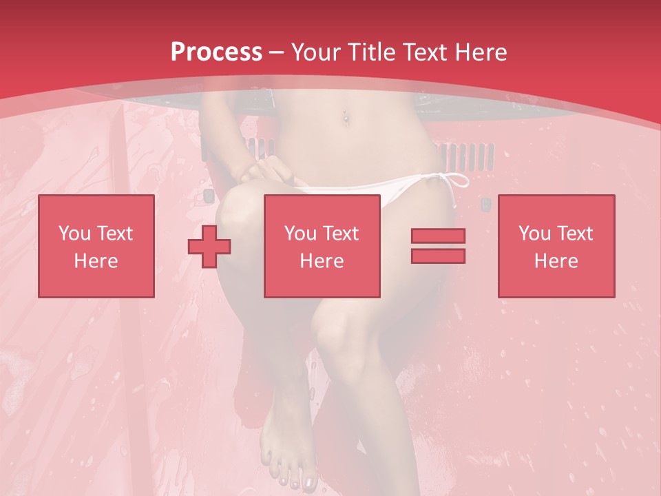 Glamour Person Model PowerPoint Template