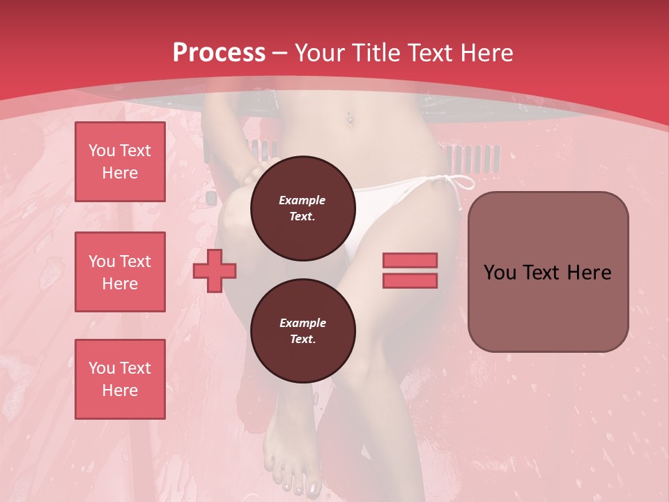 Glamour Person Model PowerPoint Template