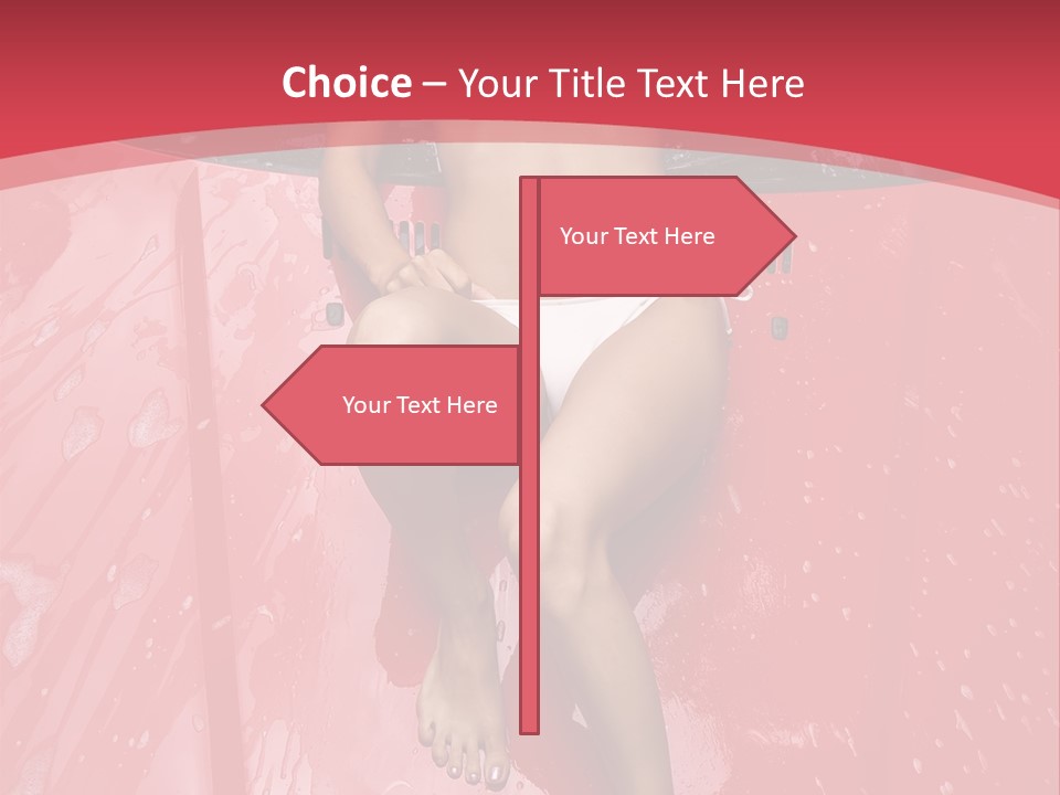 Glamour Person Model PowerPoint Template