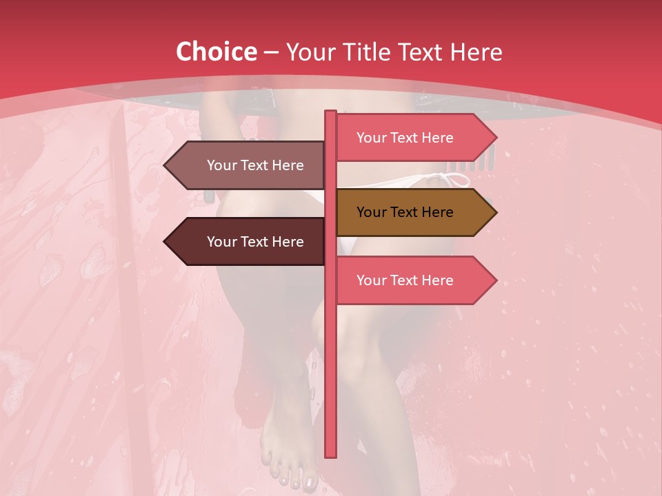 Glamour Person Model PowerPoint Template