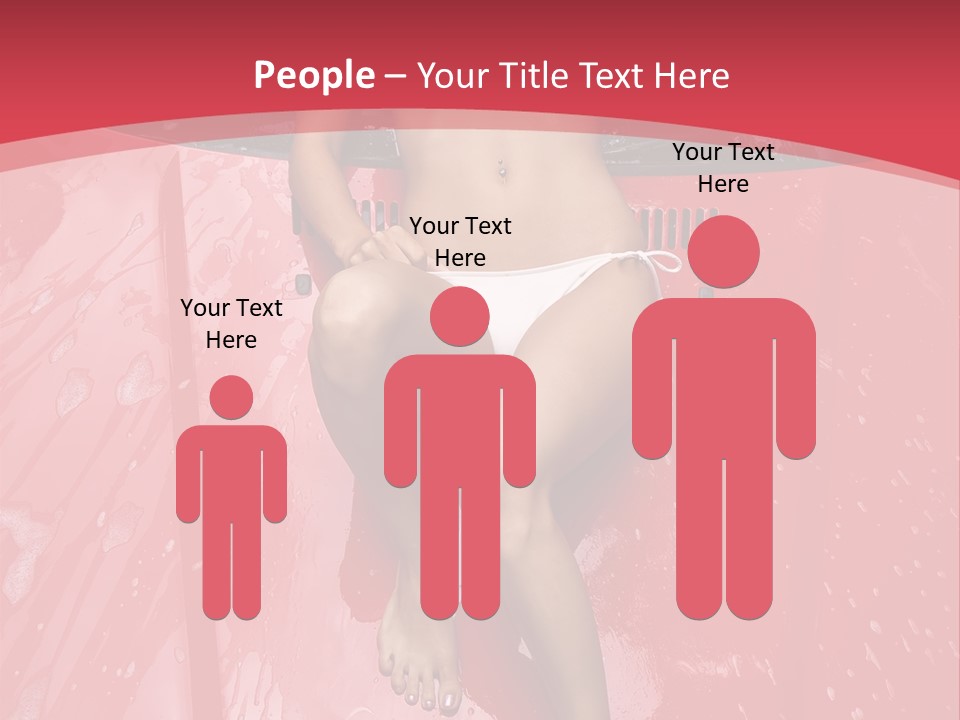 Glamour Person Model PowerPoint Template