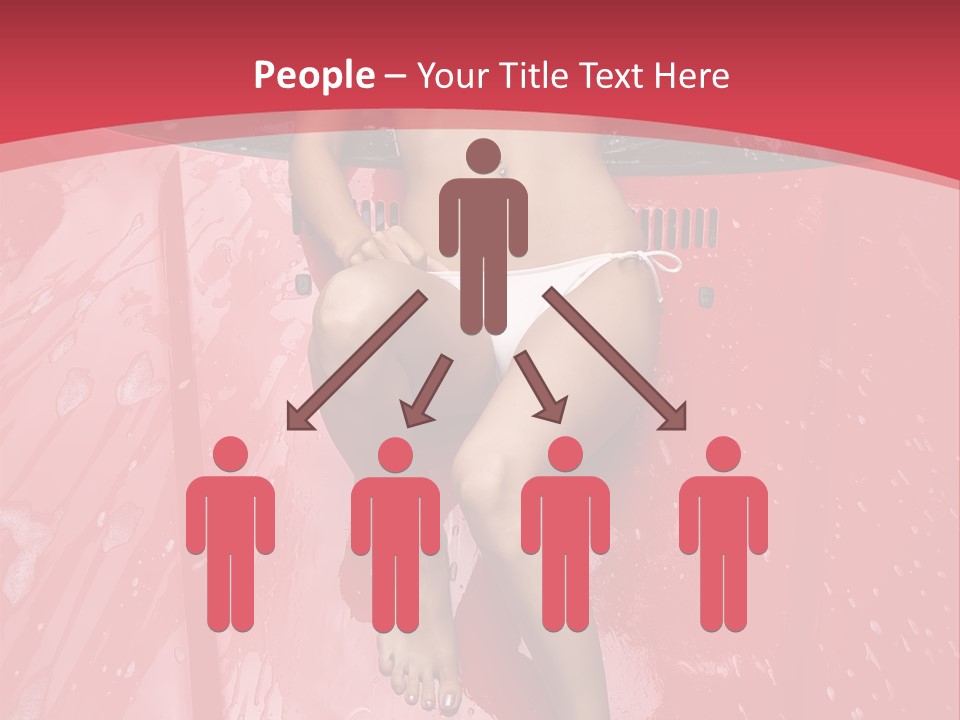 Glamour Person Model PowerPoint Template