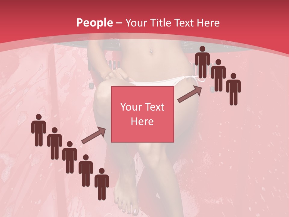 Glamour Person Model PowerPoint Template