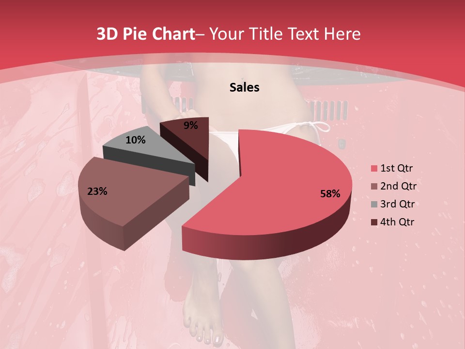 Glamour Person Model PowerPoint Template