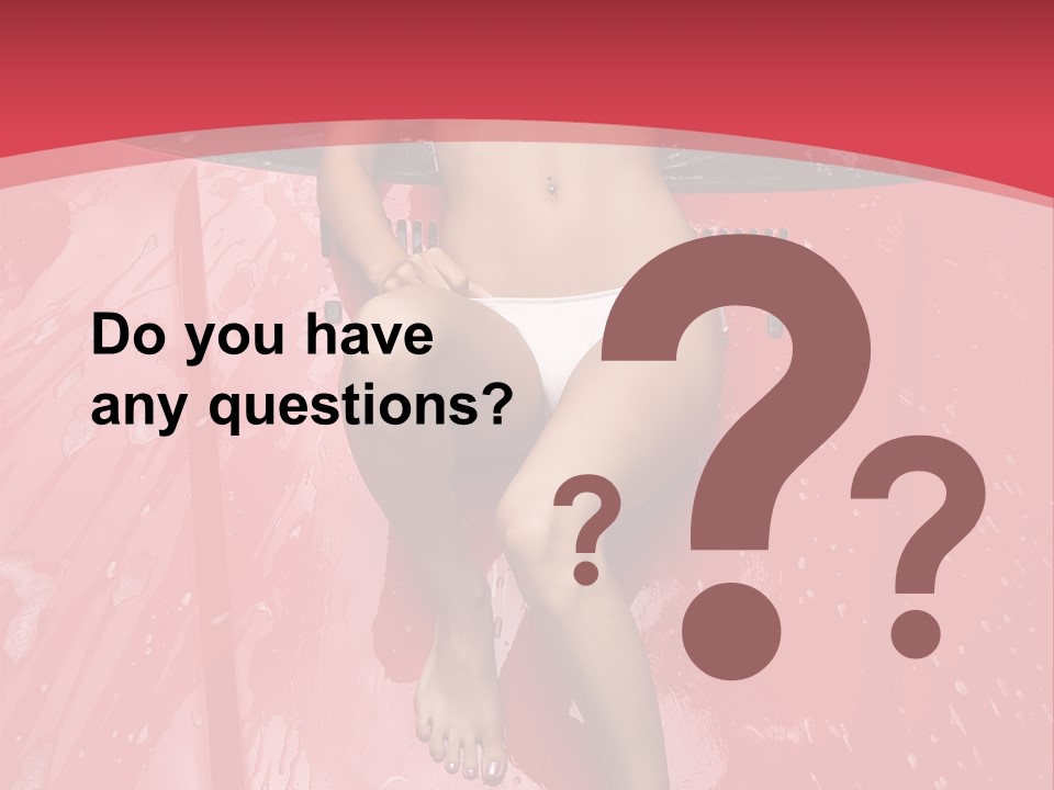 Glamour Person Model PowerPoint Template