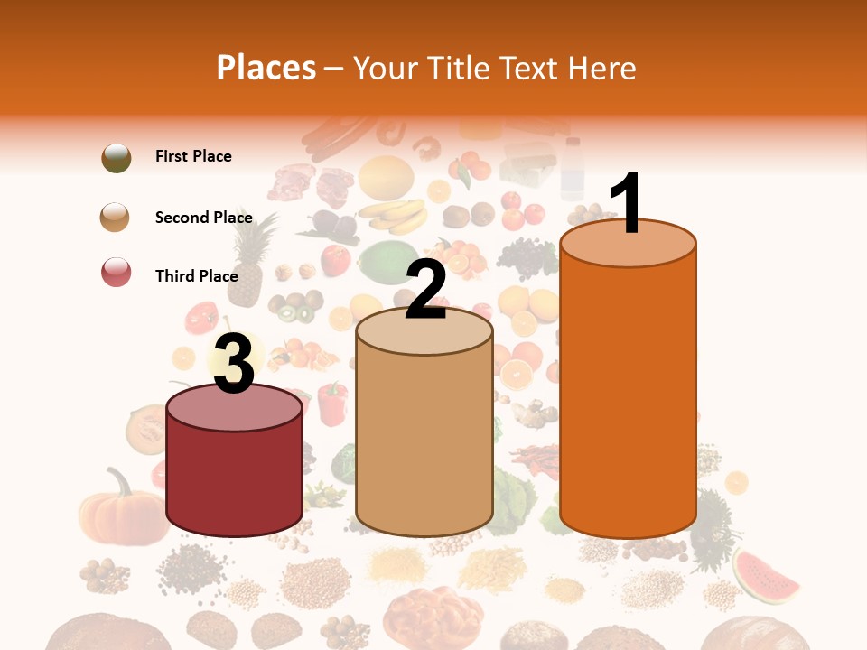 Macaroni Cheese Grains PowerPoint Template