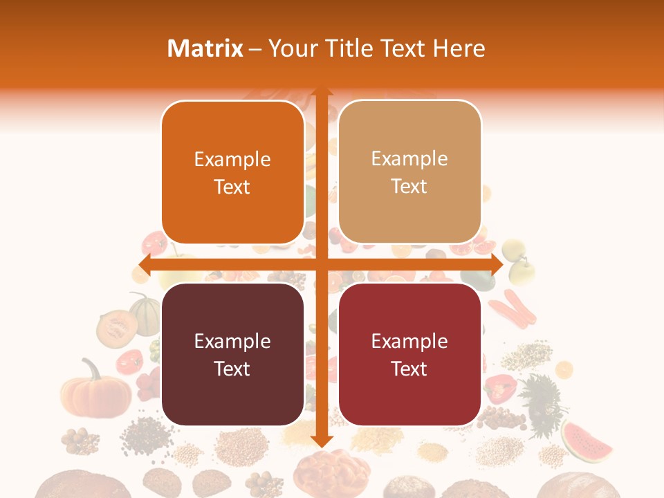Macaroni Cheese Grains PowerPoint Template