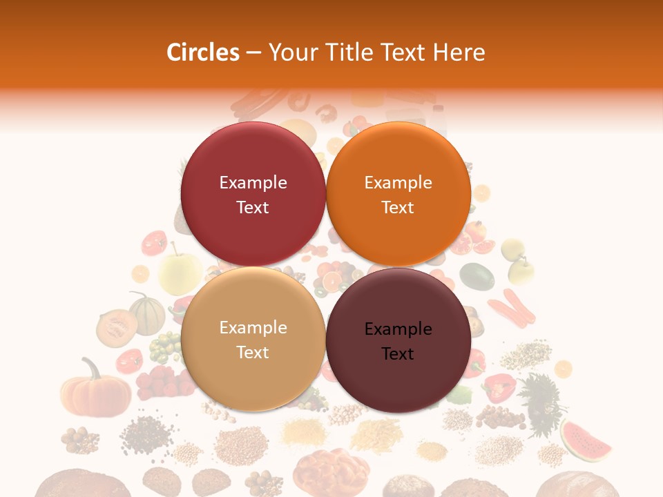 Macaroni Cheese Grains PowerPoint Template