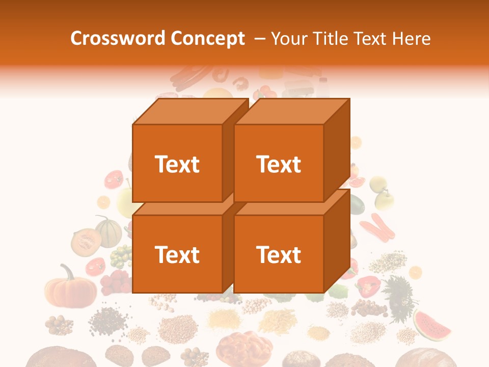 Macaroni Cheese Grains PowerPoint Template