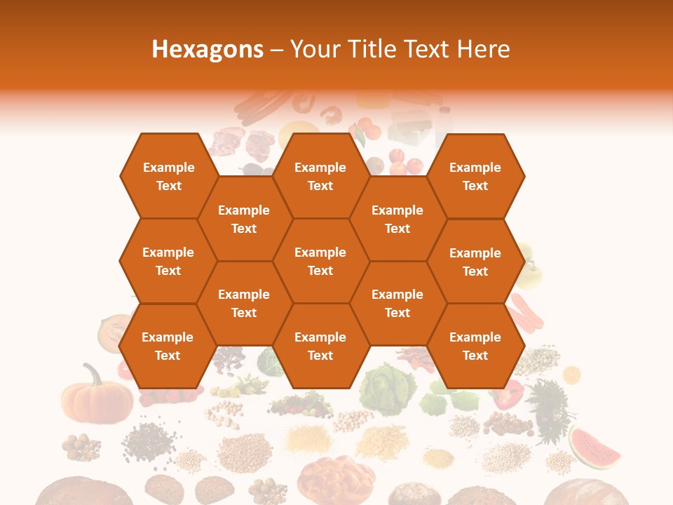 Macaroni Cheese Grains PowerPoint Template