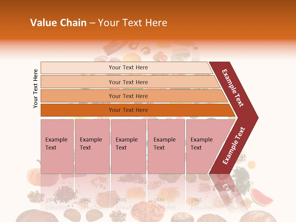 Macaroni Cheese Grains PowerPoint Template