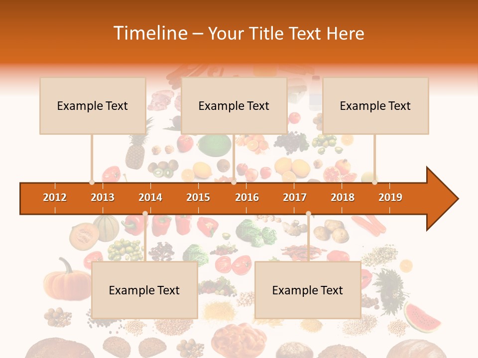 Macaroni Cheese Grains PowerPoint Template