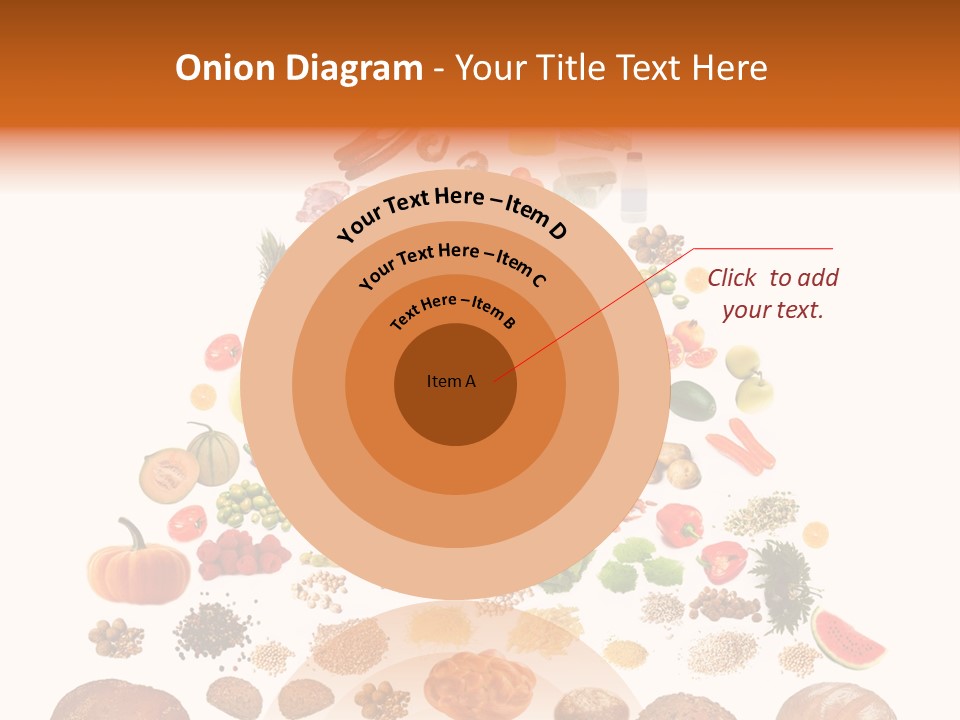 Macaroni Cheese Grains PowerPoint Template