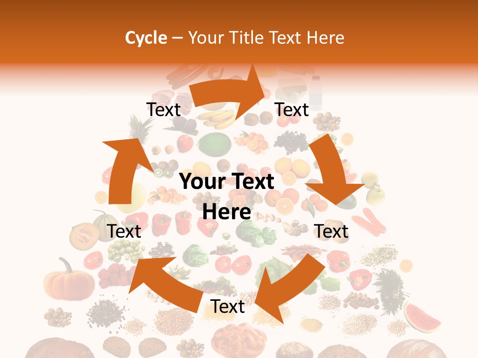 Macaroni Cheese Grains PowerPoint Template