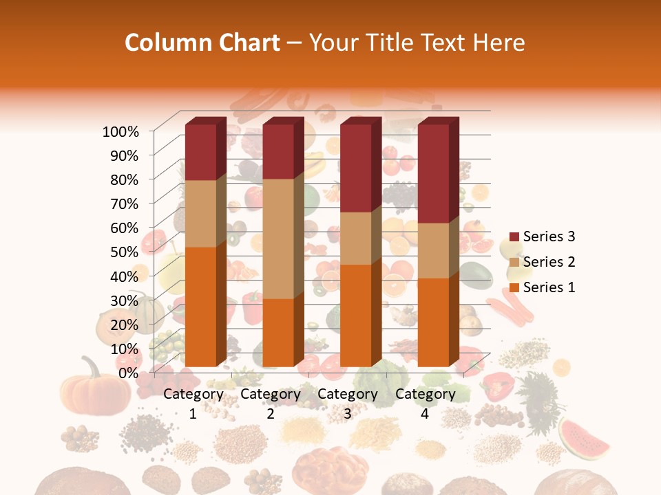 Macaroni Cheese Grains PowerPoint Template
