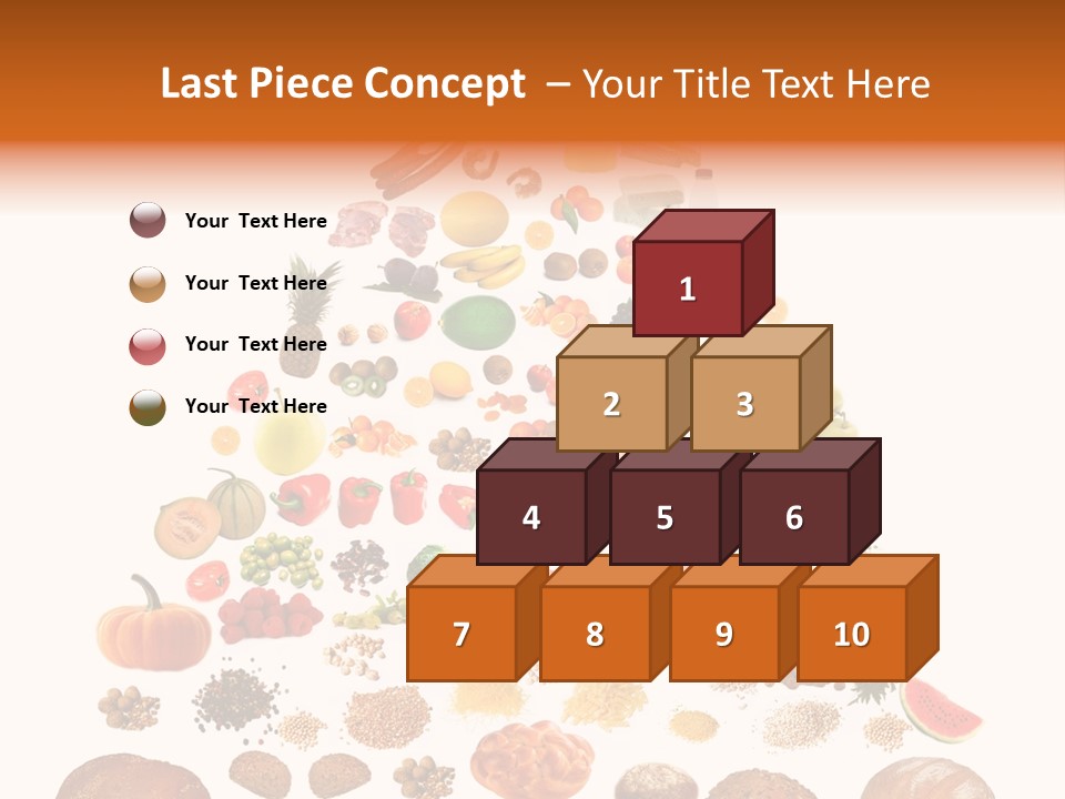 Macaroni Cheese Grains PowerPoint Template