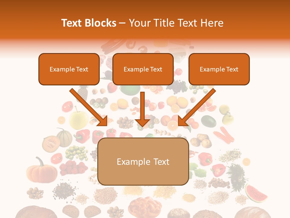 Macaroni Cheese Grains PowerPoint Template