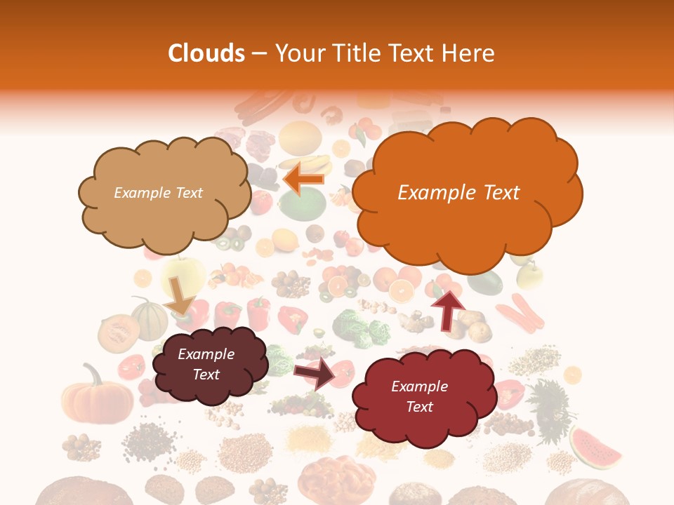 Macaroni Cheese Grains PowerPoint Template