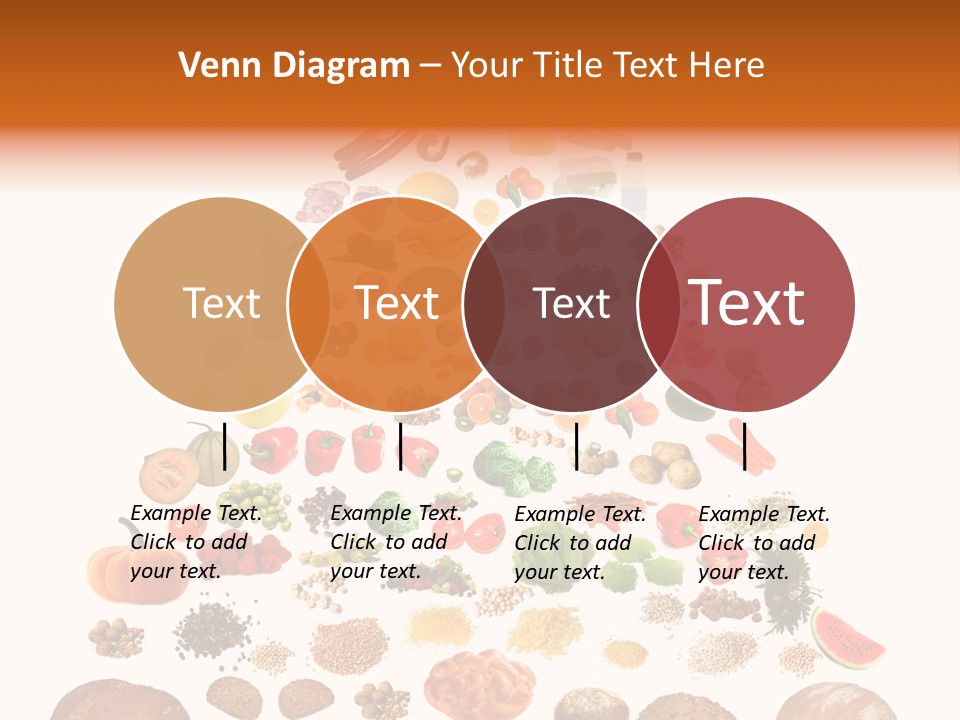 Macaroni Cheese Grains PowerPoint Template