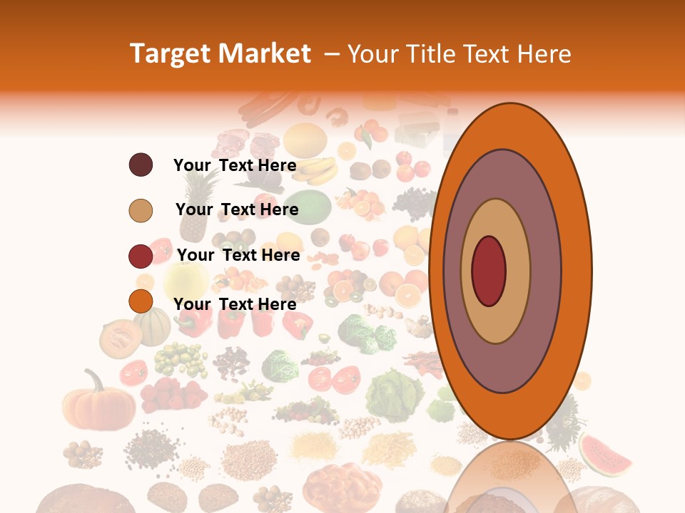 Macaroni Cheese Grains PowerPoint Template