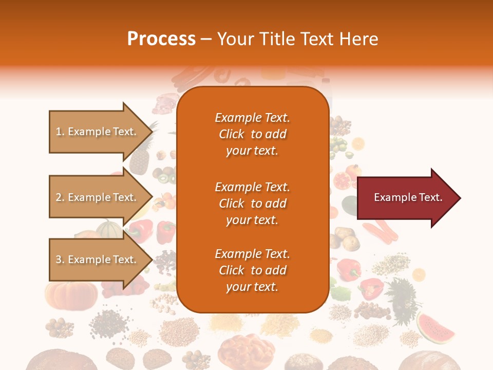 Macaroni Cheese Grains PowerPoint Template
