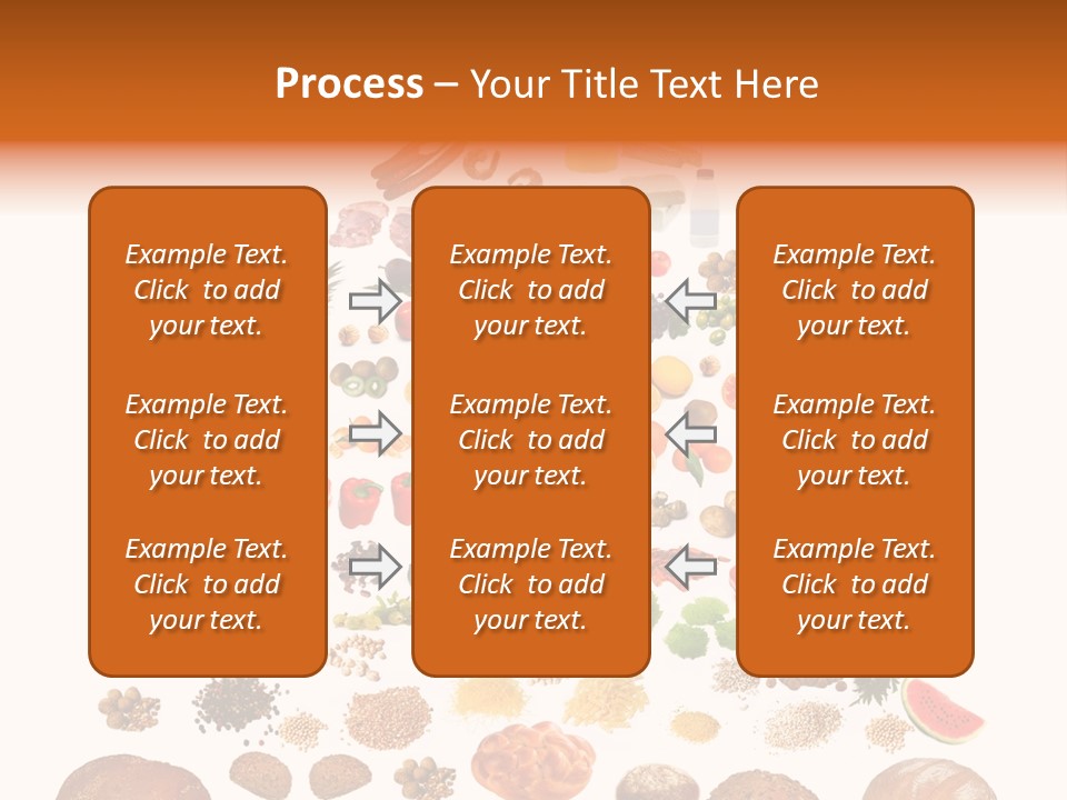 Macaroni Cheese Grains PowerPoint Template