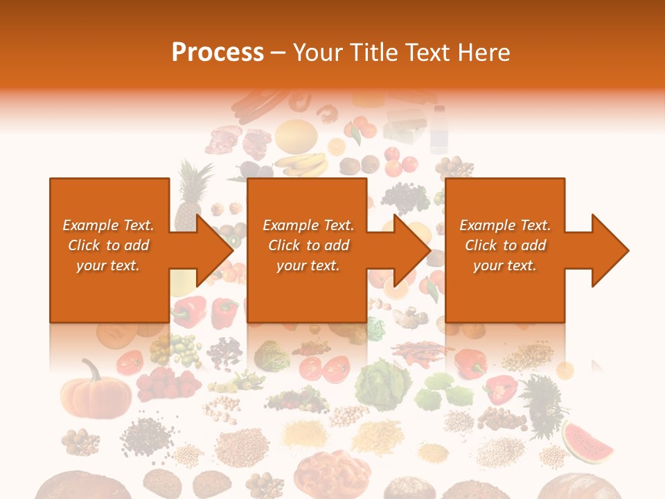 Macaroni Cheese Grains PowerPoint Template