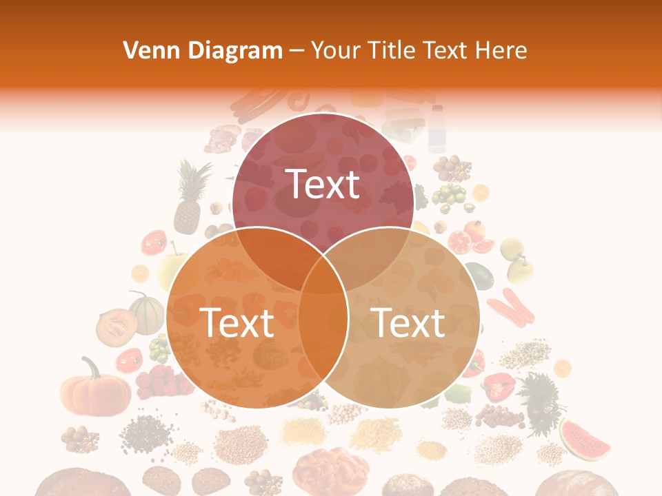 Macaroni Cheese Grains PowerPoint Template