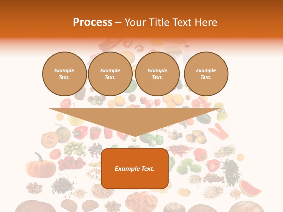 Macaroni Cheese Grains PowerPoint Template