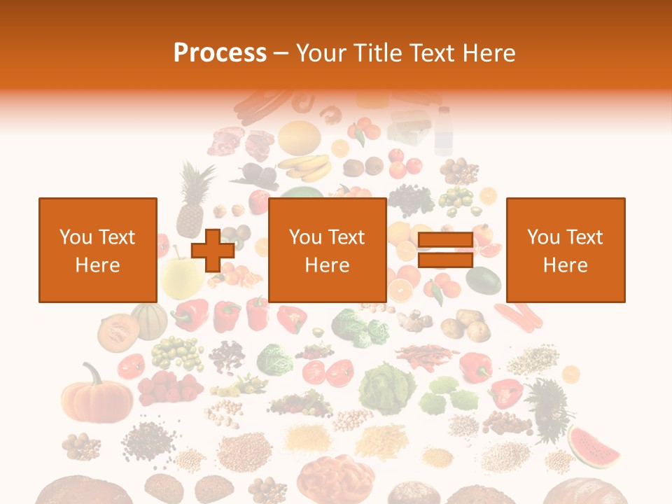 Macaroni Cheese Grains PowerPoint Template