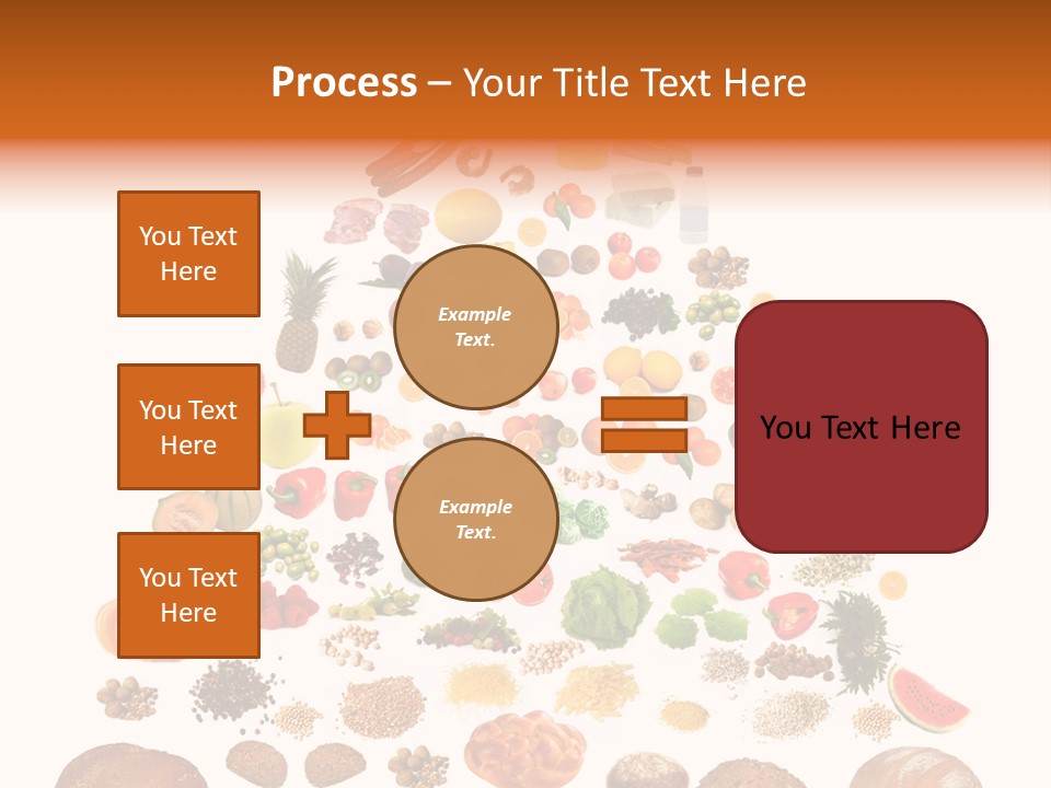 Macaroni Cheese Grains PowerPoint Template