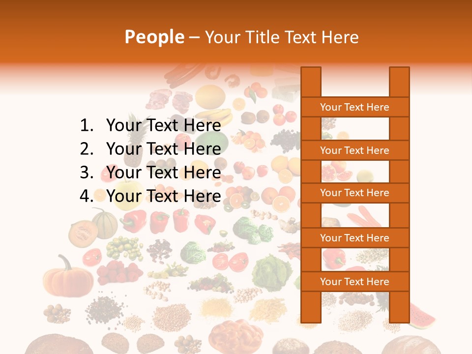 Macaroni Cheese Grains PowerPoint Template