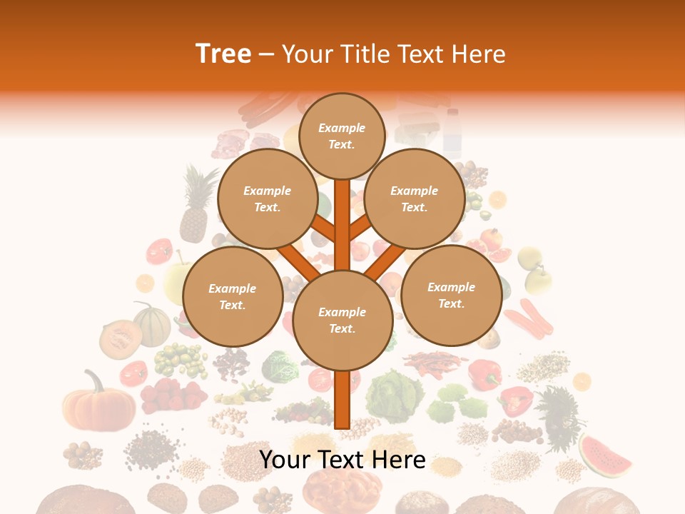 Macaroni Cheese Grains PowerPoint Template