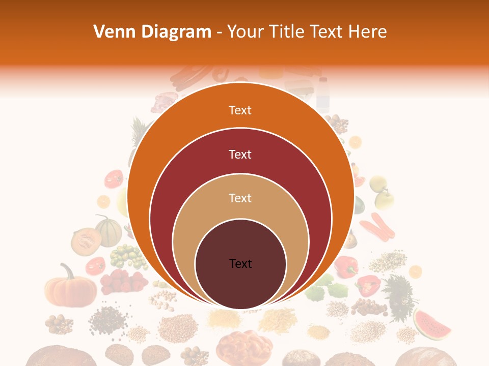 Macaroni Cheese Grains PowerPoint Template