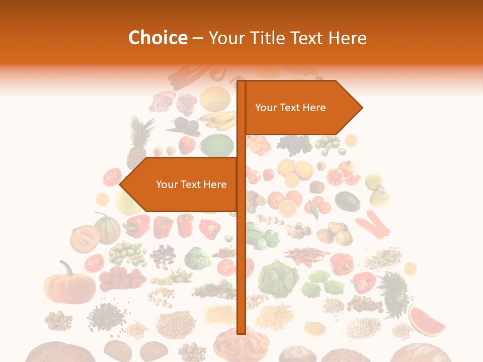 Macaroni Cheese Grains PowerPoint Template