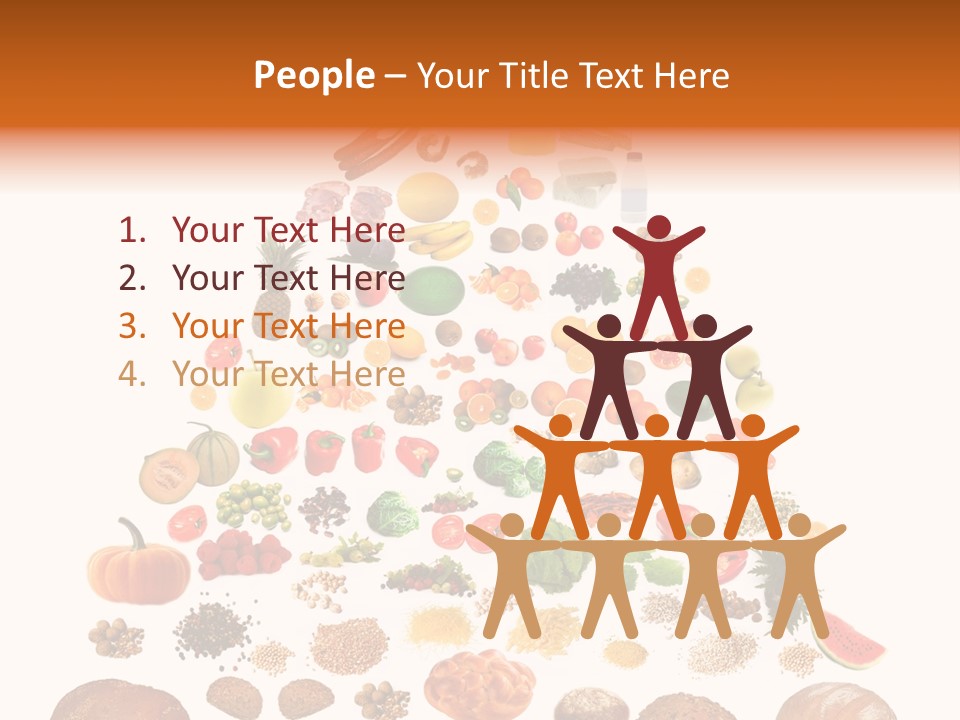 Macaroni Cheese Grains PowerPoint Template